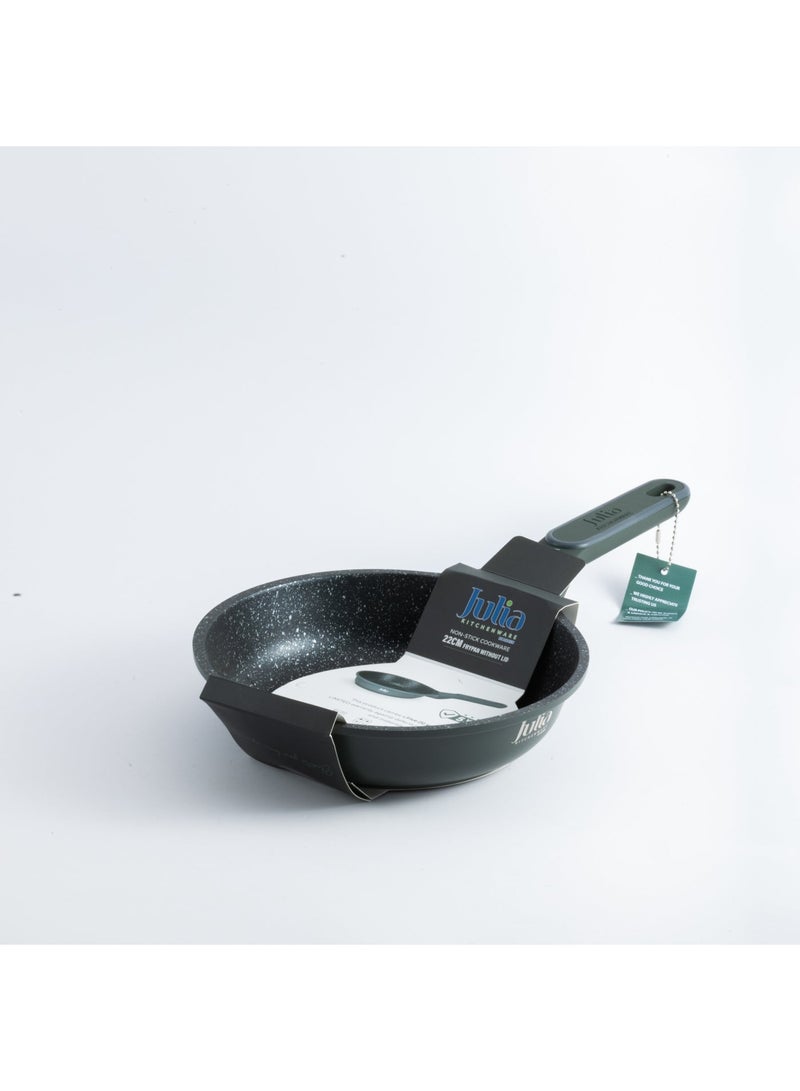 Julia Elite Pro Frypan 22cm - Green - Black Granite Non-Stick - Induction Ready - Image 4